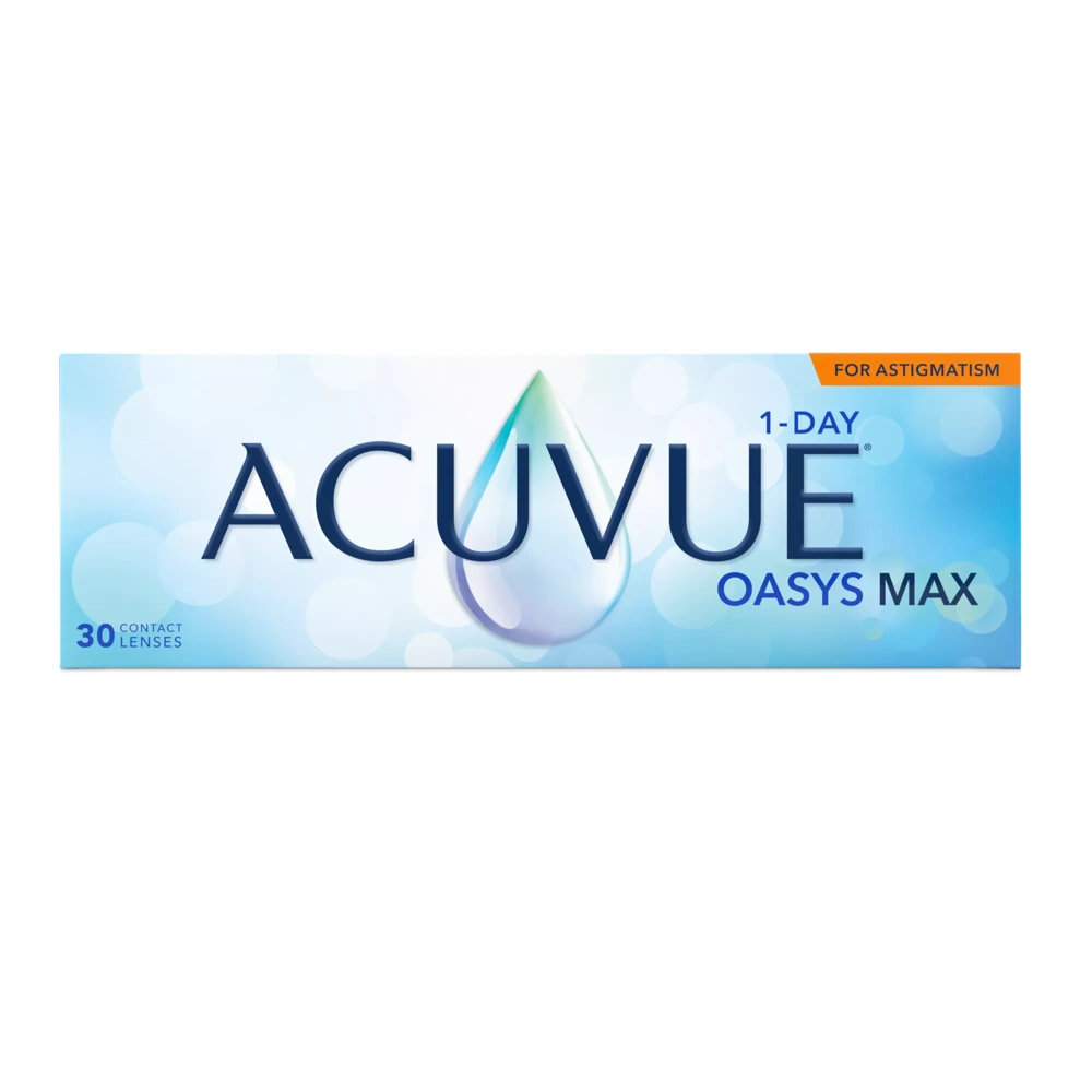 عدسات أكيوفيو ماكس اليومية للانحراف – OASYS MAX 1-Day for Astigmatism